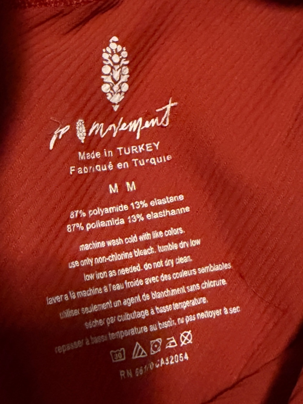 FP Movement by Free People Fiery Red High-Waist Seamless Leggings - Picture 7 of 9